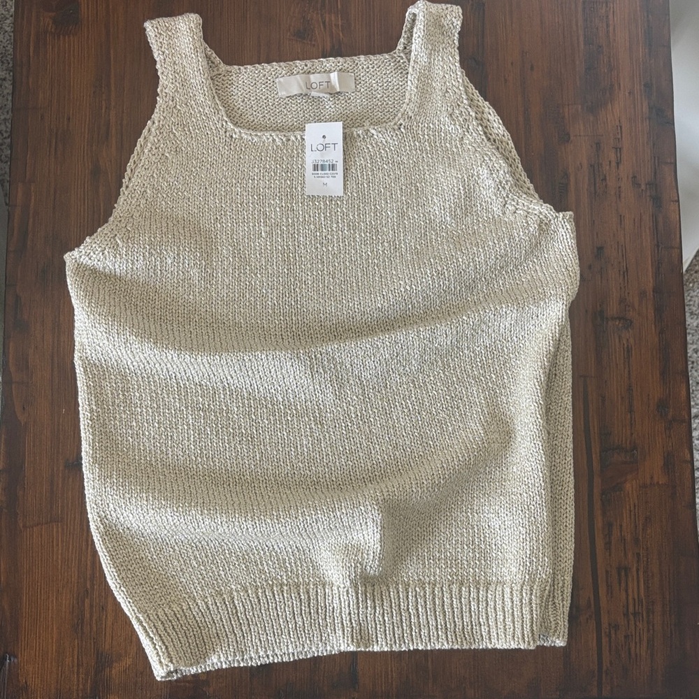 LOFT Sleeveless Knit Top